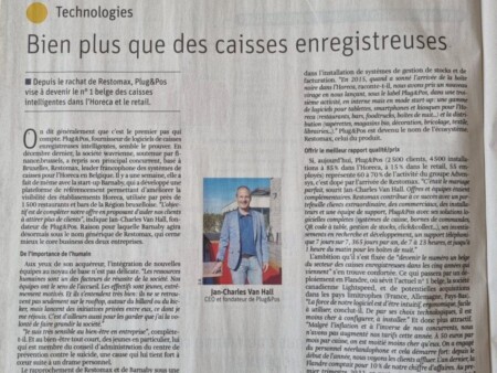Bien plus que des caisses enregistreuses, dans LA LIBRE