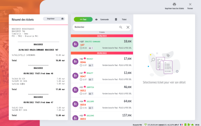 gestion historique compte client