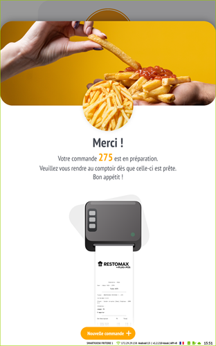 caisse enregistreuse - borne de commande fast food