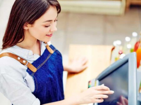 fonction information prix et produits dans la caisse enregistreuse